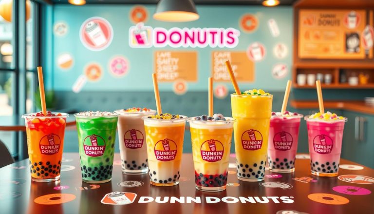 dunkin donuts boba menu