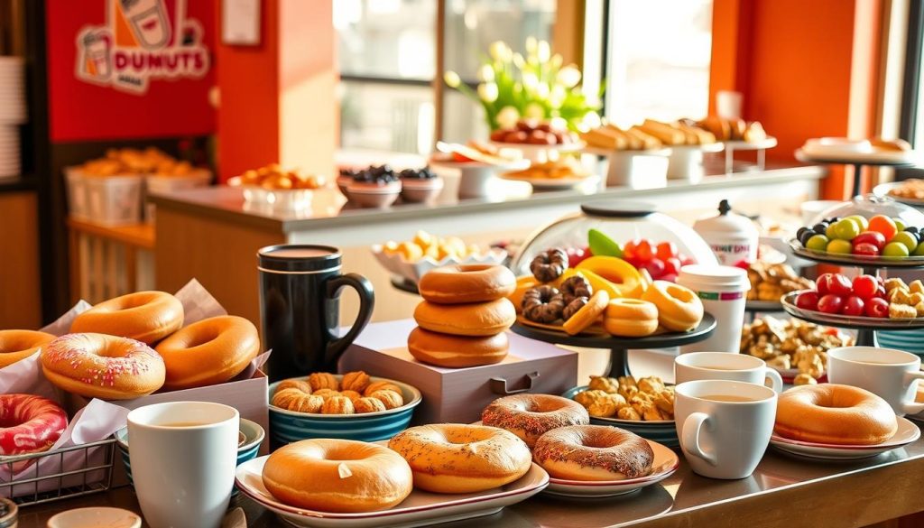 dunkin donuts catering comparison