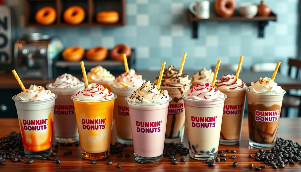 dunkin' donuts coffee menu