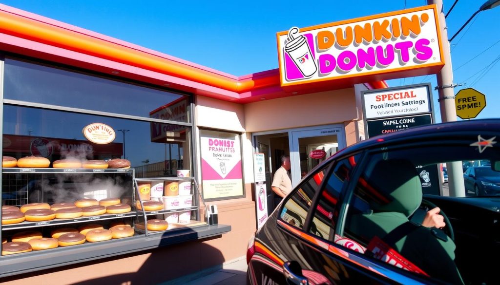 dunkin donuts drive thru specials