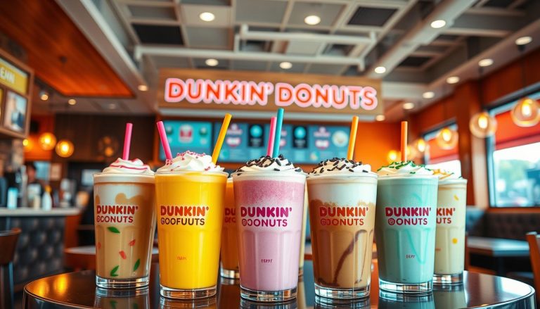 dunkin' donuts frappe menu