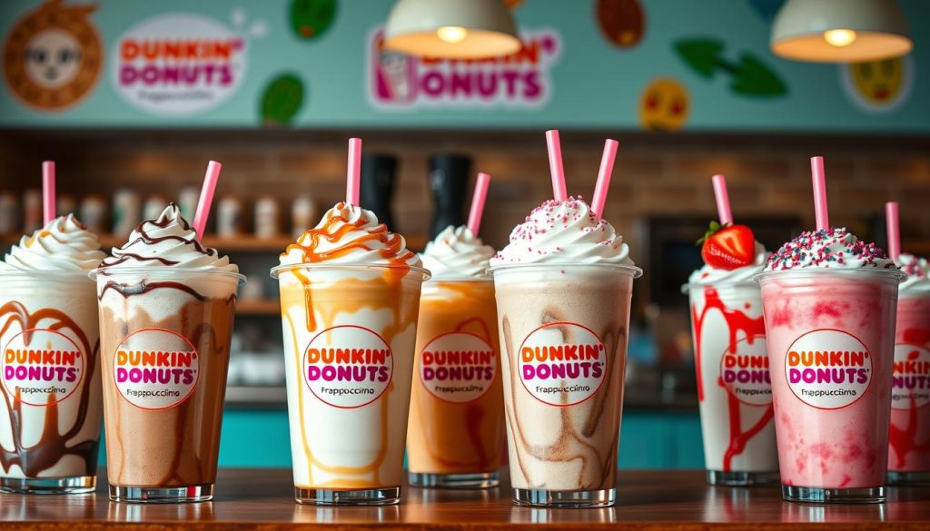 dunkin' donuts frappuccino flavors