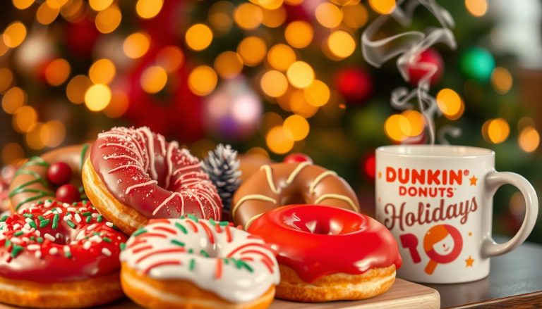 dunkin donuts holiday menu