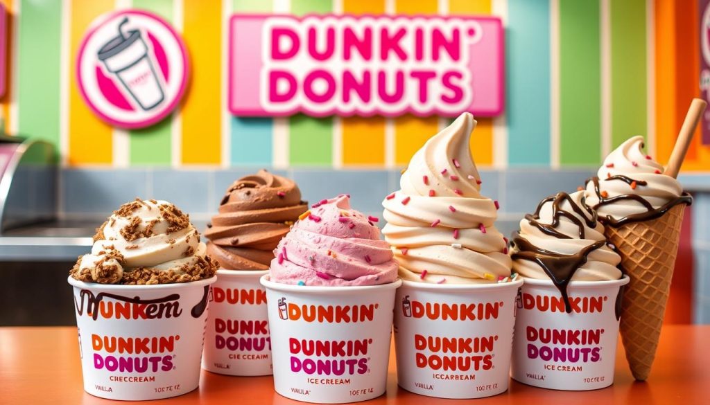 dunkin donuts ice cream choices