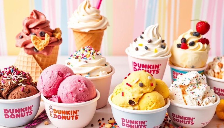 dunkin donuts ice cream menu