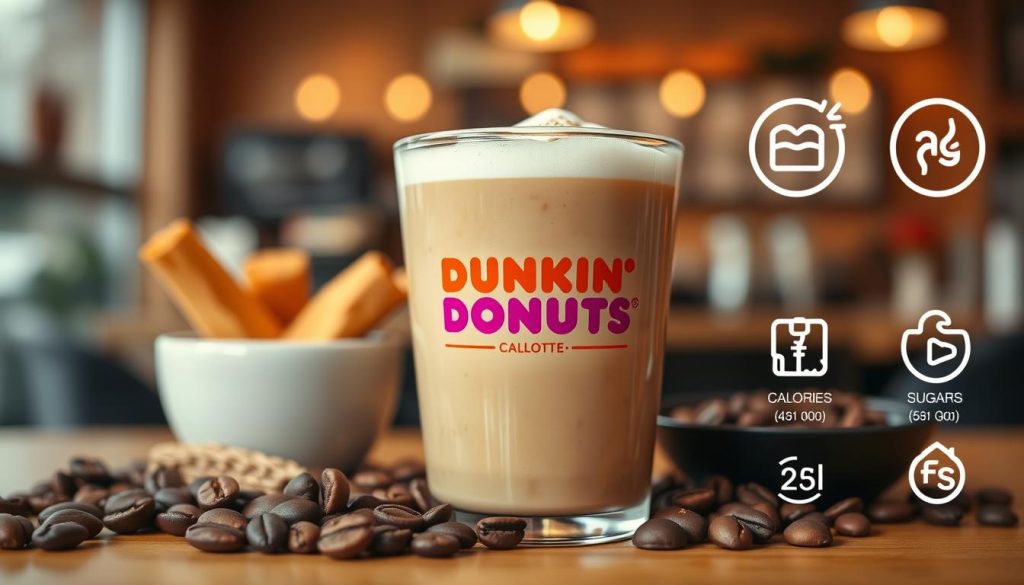 dunkin donuts latte nutrition