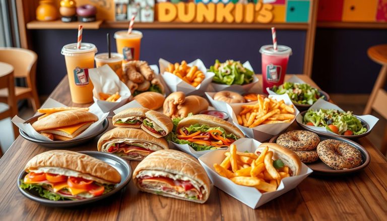 dunkin donuts lunch menu