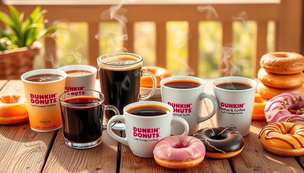 dunkin donuts morning coffee options