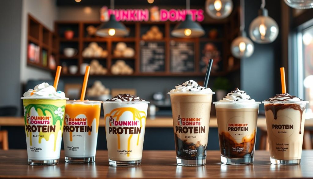 dunkin donuts protein coffee drinks