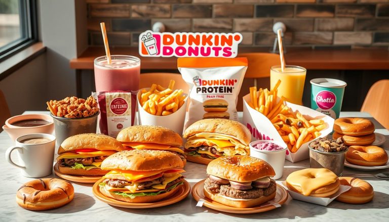 dunkin donuts protein menu