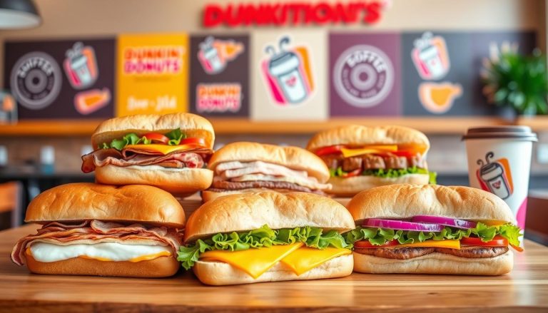 dunkin donuts sandwich menu