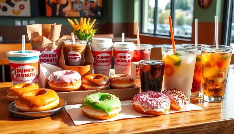 dunkin' donuts sugar-free menu