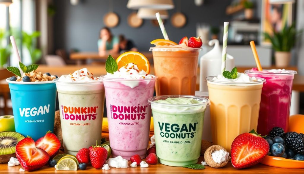 dunkin donuts vegan beverage options