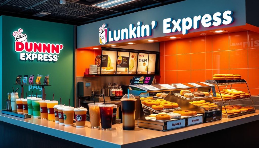 dunkin express menu ordering