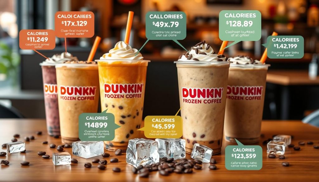 dunkin frozen coffee calories