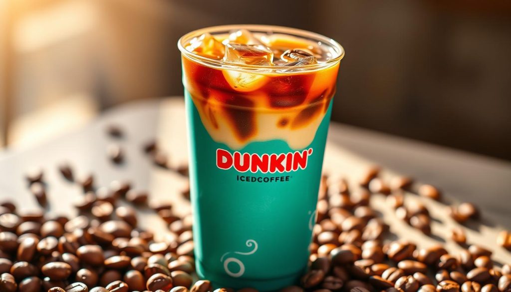 dunkin iced coffee caffeine