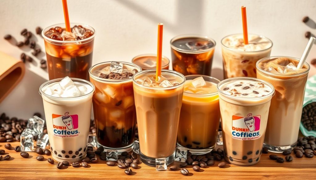 dunkin iced coffee comparison