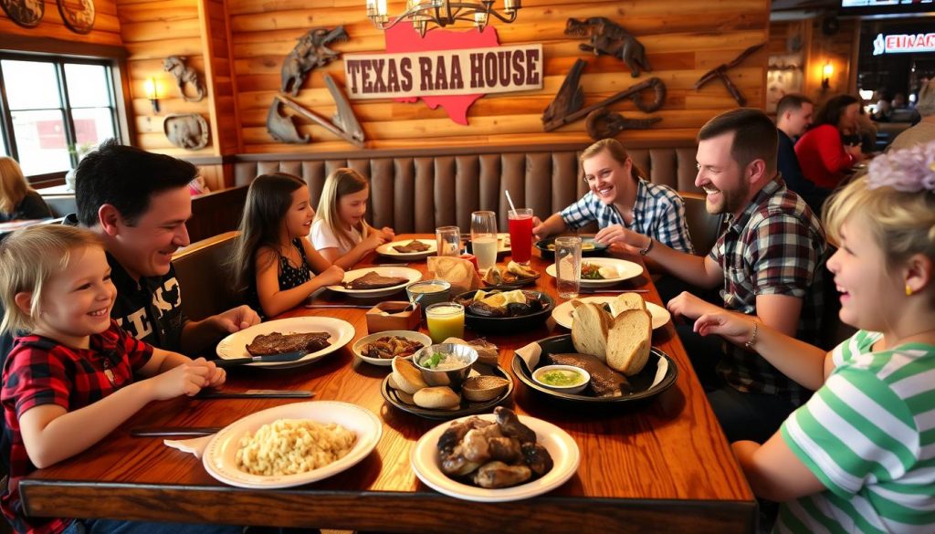 family dining at texas roadhouse