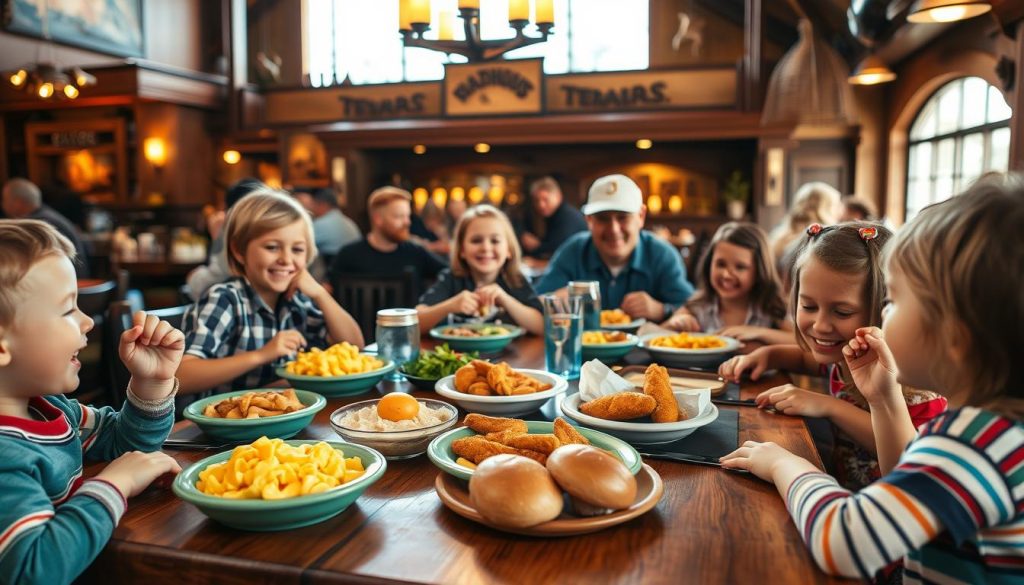 family dining experience at Texas Roadhouse