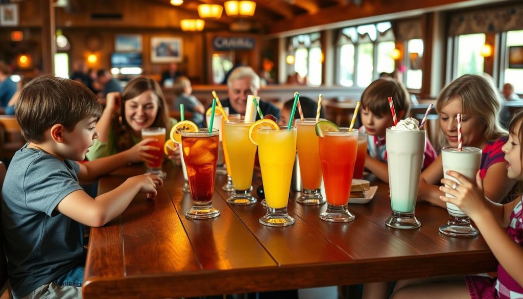 family-friendly drink options at Cracker Barrel