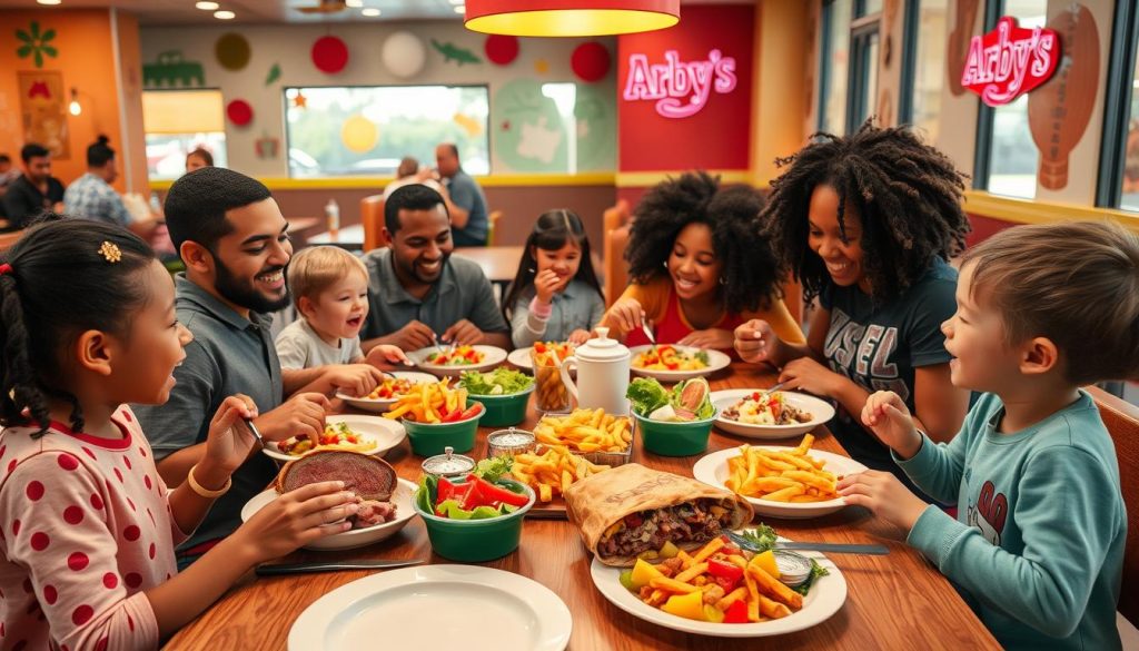 family-friendly options at Arby's