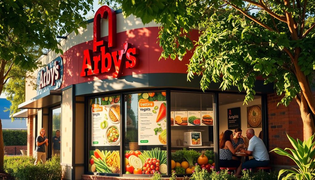 find Arby's vegetarian menu