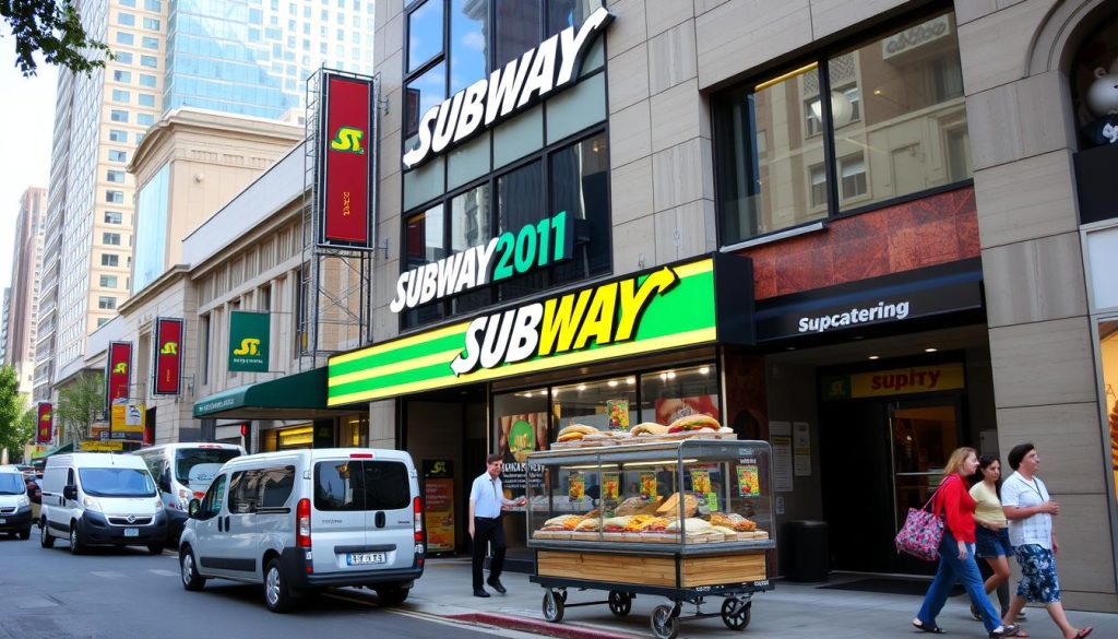 find subway catering nearby