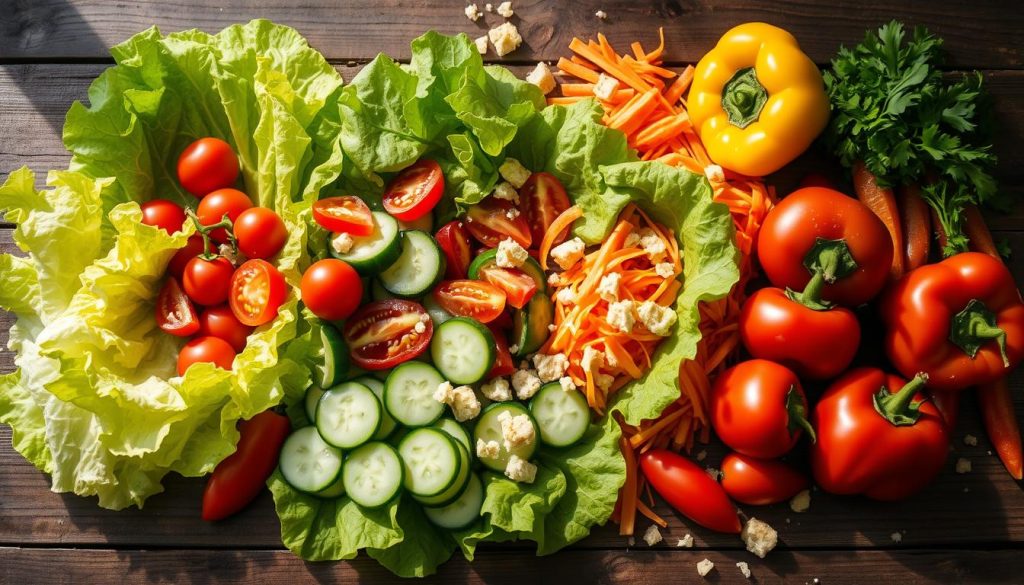 fresh ingredients in Arby's salads