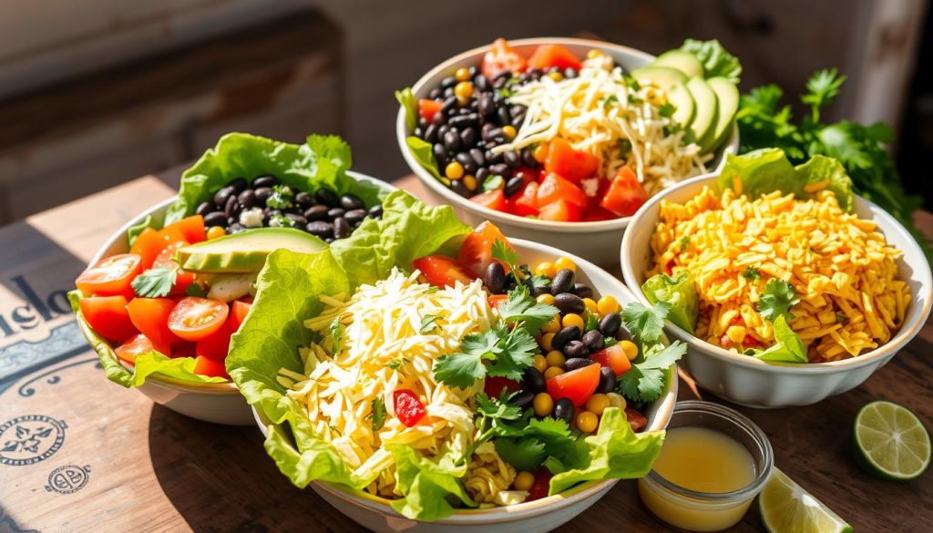 fresh salads at chipotle