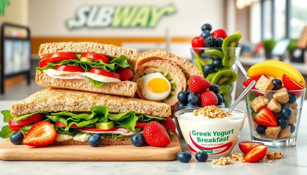 healthy subway breakfast options