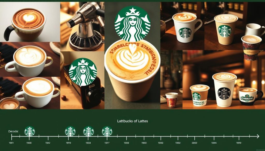 history of starbucks lattes