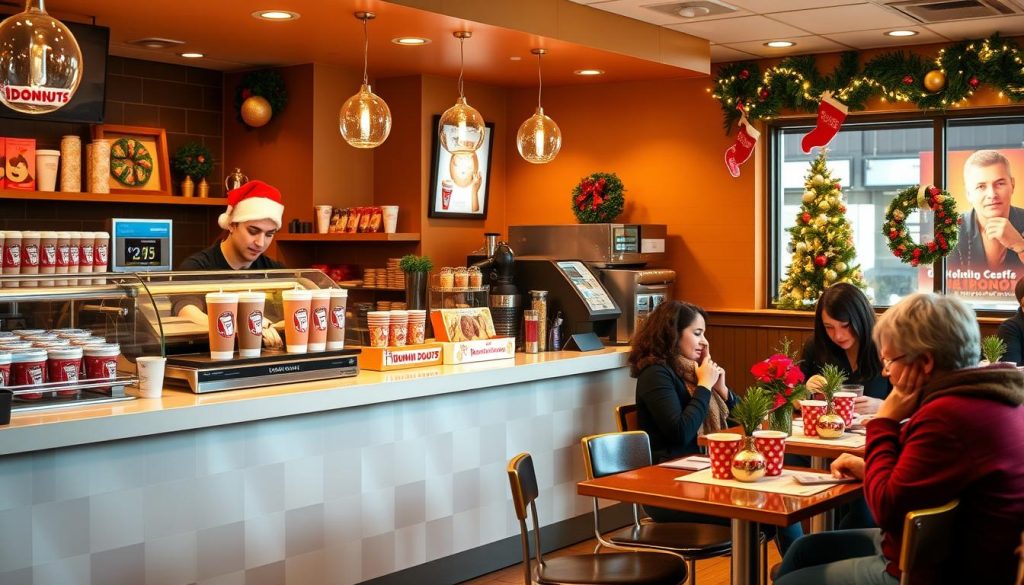 how to order dunkin donuts holiday menu