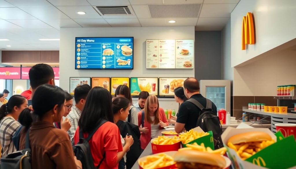 how to order from mcDonald's all day menu