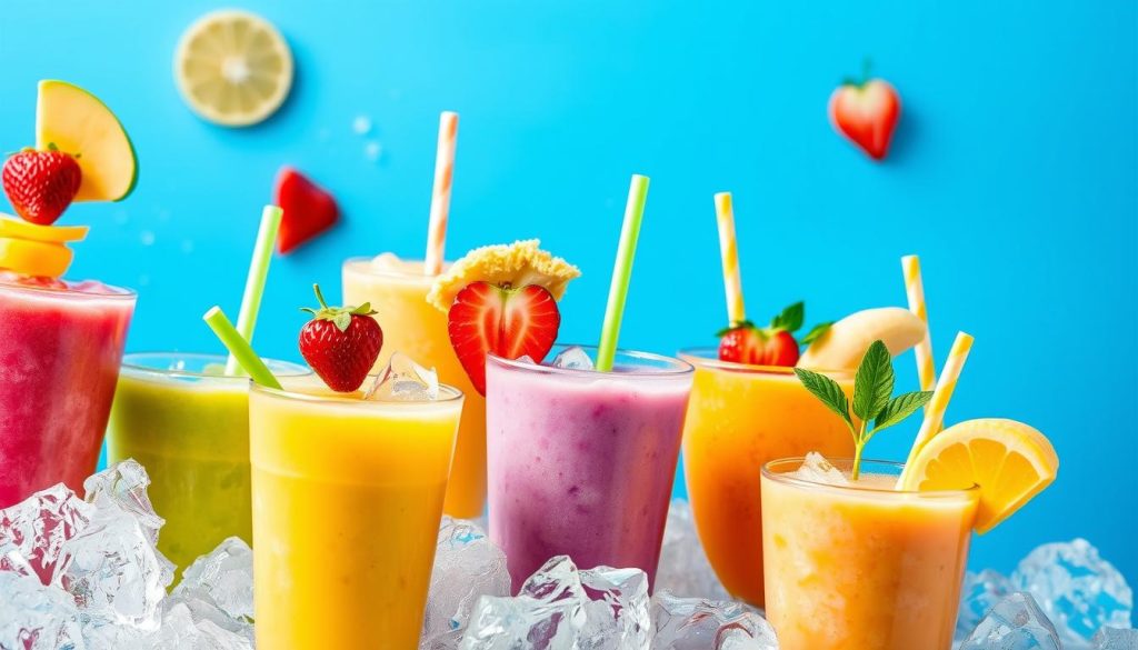 ice-cold smoothies