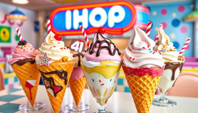 ihop ice cream menu