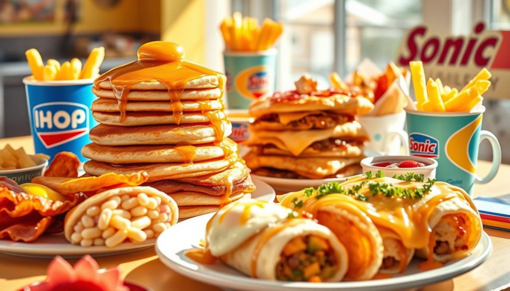 ihop sonic breakfast menu