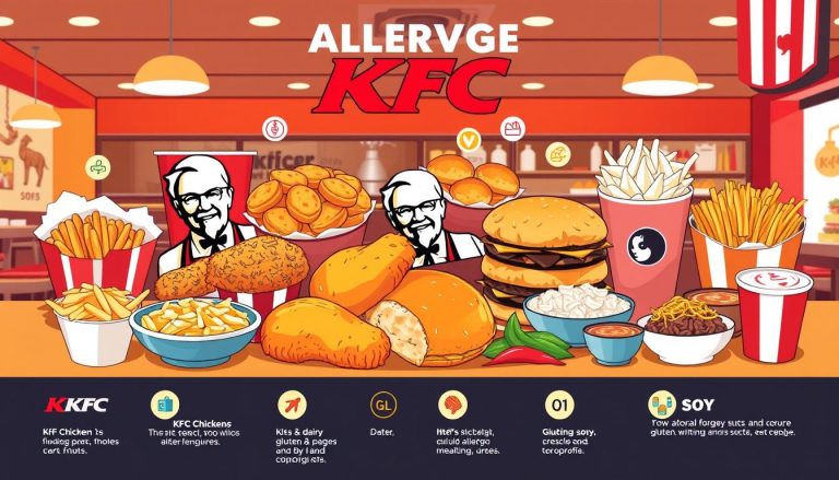 kfc allergen menu