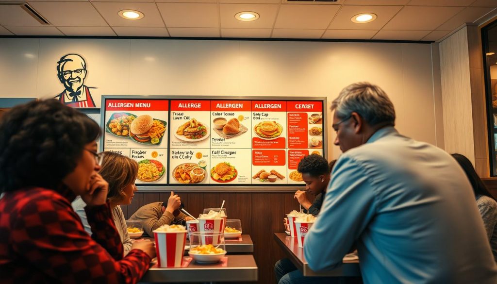 kfc allergen menu experiences