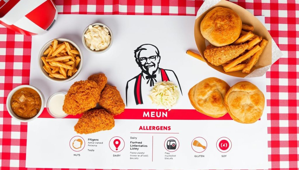 kfc allergen questions