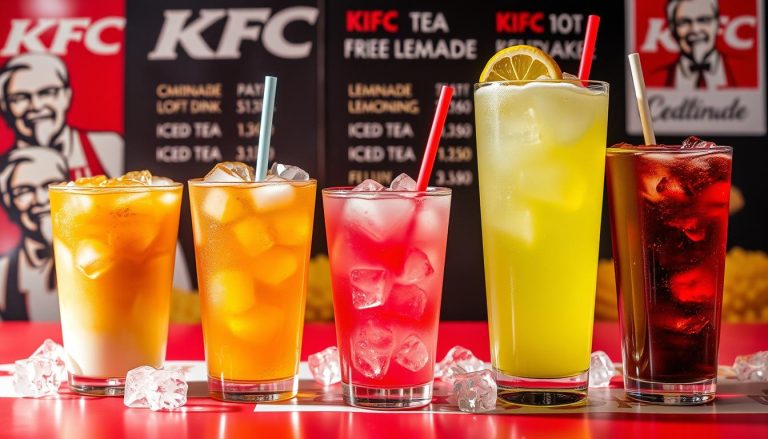 kfc drinks menu