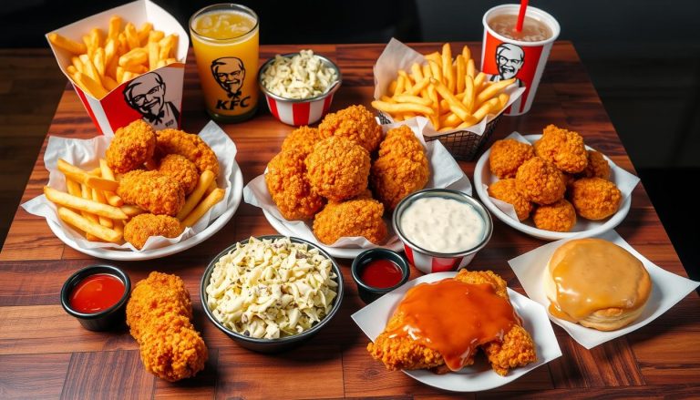 kfc lunch menu