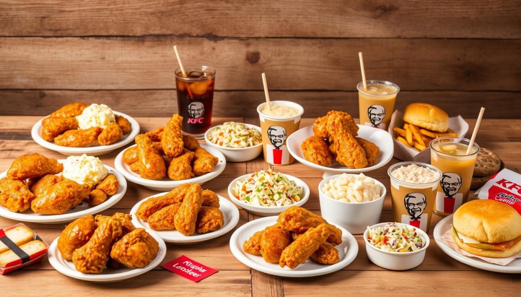 kfc menu and prices