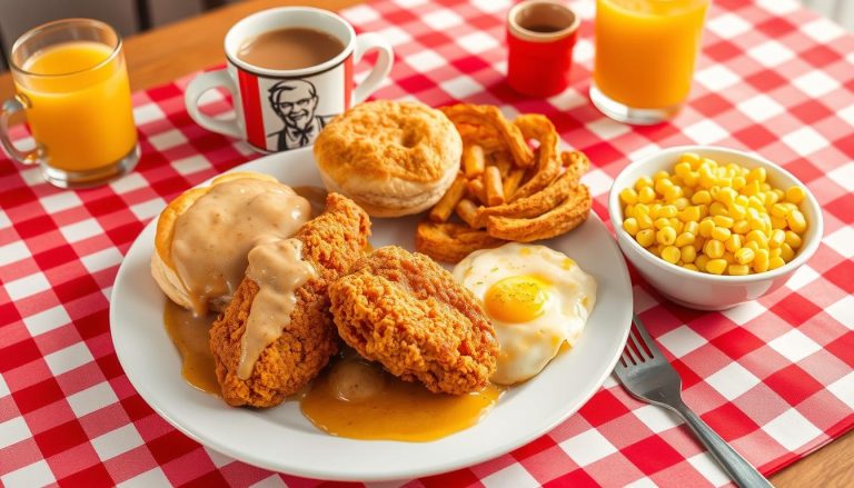 kfc menu breakfast