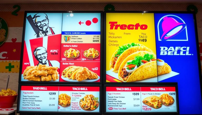 kfc taco bell menu