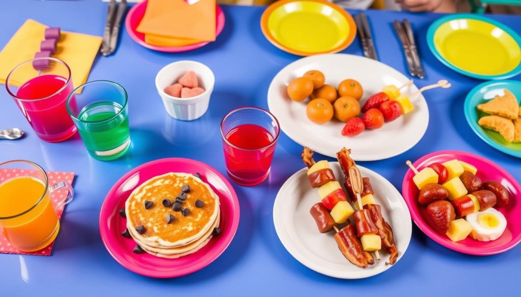 kid-friendly options on the brunch menu