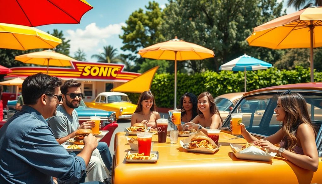 lunch break at sonic