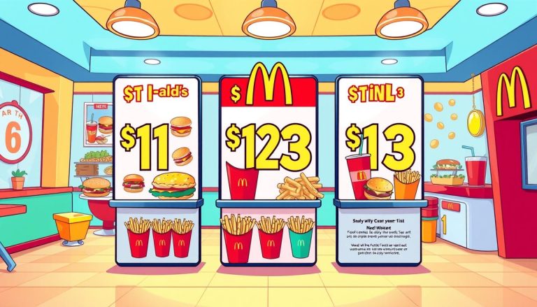 mcdonald's $1 $2 $3 menu with prices