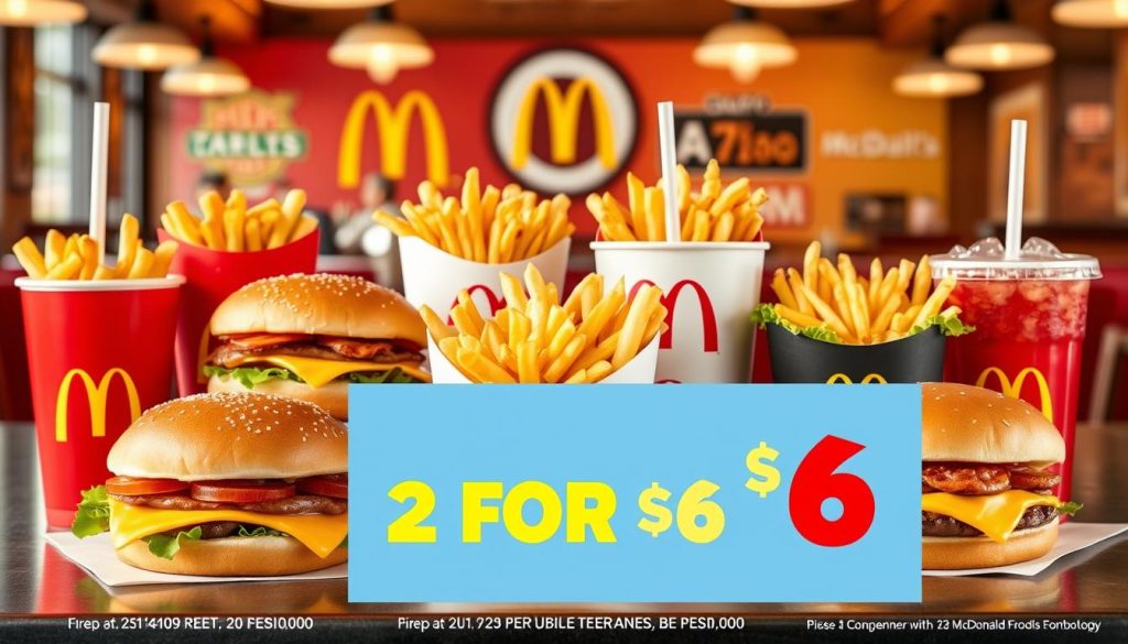 mcdonald's 2 for $6 menu deals