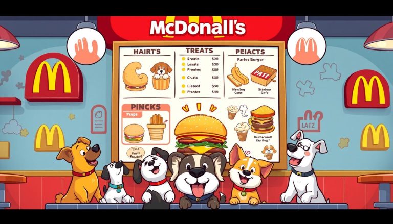 mcdonald's dog menu