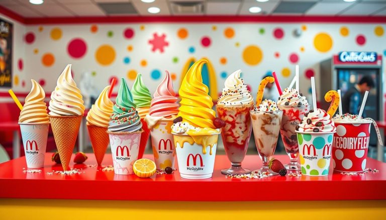 mcdonald's ice cream menu